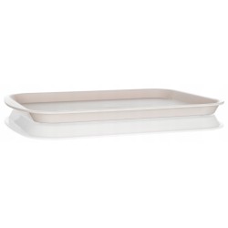 Taca plastikowa CULINARIA 43x31x2cm Ivory