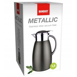 Termos próżniowy Metallic Platinum 1,5l Banquet