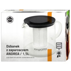 Dzbanek z zaparzaczem ANDREA Konighoffer 1,5l