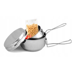 Menażka STORY LINE 3 el. turystyczna stal nierdz.