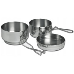 Menażka STORY LINE 3 el. turystyczna stal nierdz.