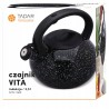 Czajnik nierdzewny TADAR VITA 2,5L czarny marble
