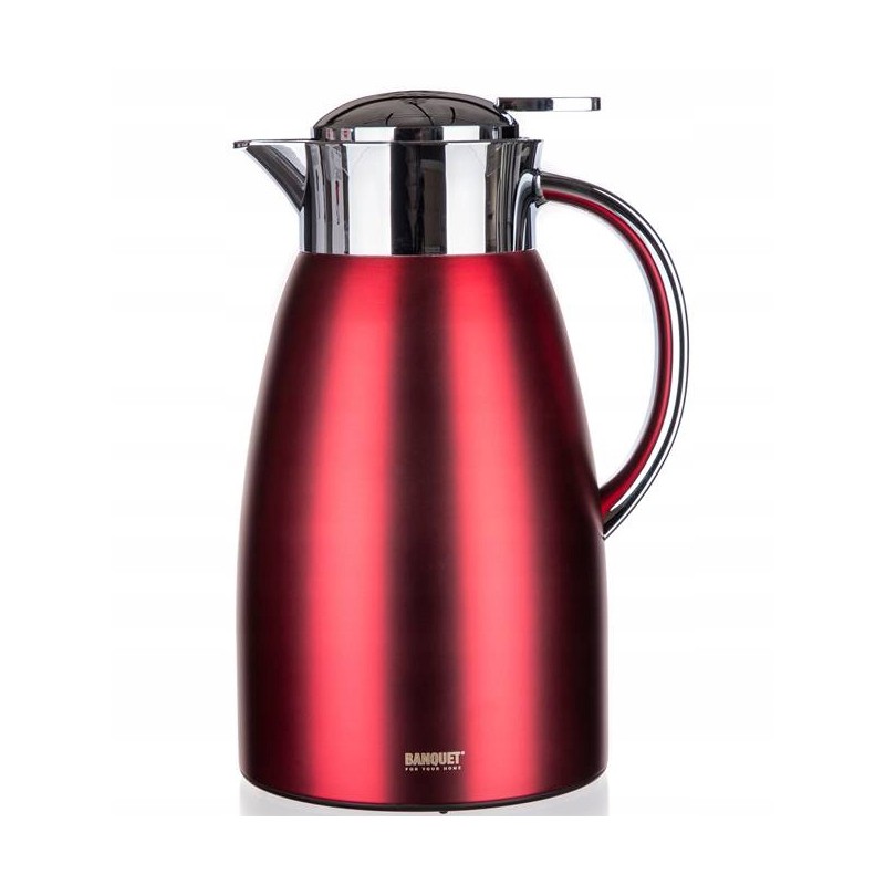 Termos ze stali nierdzewnej METALLIC Red 1,5l