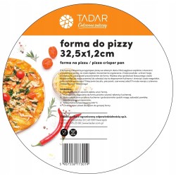 Forma do pieczenia pizzy stal węglowa Tadar 32,5cm