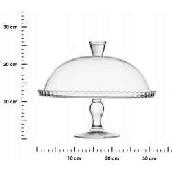 Patera z kloszem na ciasto tort 32cm PASABAHCE !!!