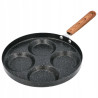 PATELNIA do JAJEK PANCAKE'ÓW NALEŚNIKÓW PLACKÓW non-stick 24 cm czarna