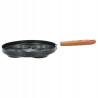 PATELNIA do JAJEK PANCAKE'ÓW NALEŚNIKÓW PLACKÓW non-stick 24 cm czarna