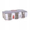 Komplet KIELISZKI DO WÓDKI z uchwytem Sevilla 25 ml mini kufle 6 szt.
