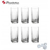 ZESTAW komplet 6 SZKLANEK LUNA 387 ml eleganckie WYSOKIE drinki PASABAHCE