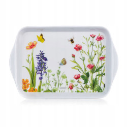 TACA melaminowa PROSTOKĄTNA Z UCHWYTAMI 21 x 14 cm ŁĄKA MEADOW Banquet