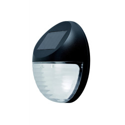 LAMPKA lampa SOLARNA ogrodowa do zawieszenia okrągła 11,3 cm 2 led czarna