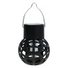 LAMPKA lampa SOLARNA ogrodowa WISZĄCA 4,6 x 32 cm LAMPION czarny