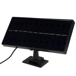 LAMPA SOLARNA 26 x 11,5 cm wolnostojący panel czujnik ruchu 120 LED + pilot