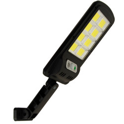 LAMPA SOLARNA 22,5 x 11,5 cm czujnik ruchu zmierzchu 120 LED pilot