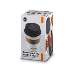 KUBEK TERMICZNY termos na kawę herbatę 330 ml Elliot KönigHOFFER BIAŁY