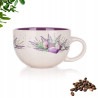 Duży KUBEK CERAMICZNY filiżanka 660 ml Lavender Jumbo Banquet BIAŁY