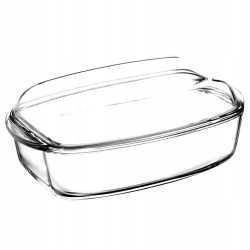 NACZYNIE ŻAROODPORNE prostokątne 22 x 37 cm Z POKRYWĄ 7 L Essentials Pyrex