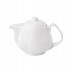 Porcelanowy DZBANEK 450 ml z ZAPARZACZEM Salsa Ambition BIAŁY