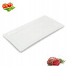 Prostokątny PORCELANOWY PÓŁMISEK talerz do serwowania 36 x 18 cm BIAŁY