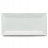 Prostokątny PORCELANOWY PÓŁMISEK talerz do serwowania 36 x 18 cm BIAŁY