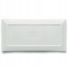 Prostokątny PORCELANOWY PÓŁMISEK talerz do serwowania 36 x 18 cm BIAŁY