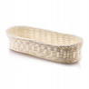 Pleciony KOSZYK NA SZTUĆCE kosz 27 x 10 x 6 cm Sino Mondex KREMOWY