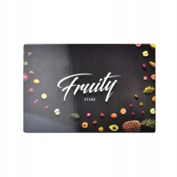 SZKLANA DESKA do krojenia prostokątna 20 x 30 cm Aria Allesken FRUITY