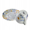 KOMPLET zestaw porcelanowych FILIŻANEK 250 ml ZE SPODKIEM 6 szt. Joy Mondex