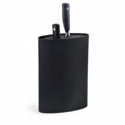 BLOK stojak NA NOŻE z wkładem 17 x 7 x 22,5 cm Basic Kitchen Cookini CZARNY