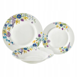 PORCELANOWY komplet SERWIS...