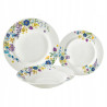 PORCELANOWY komplet SERWIS OBIADOWY 6 osób 18 elementów Fiori Ambition