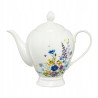 DZBANEK do kawy herbaty PORCELANOWY z uchwytem pokrywą 1,1 L Fiori Ambition
