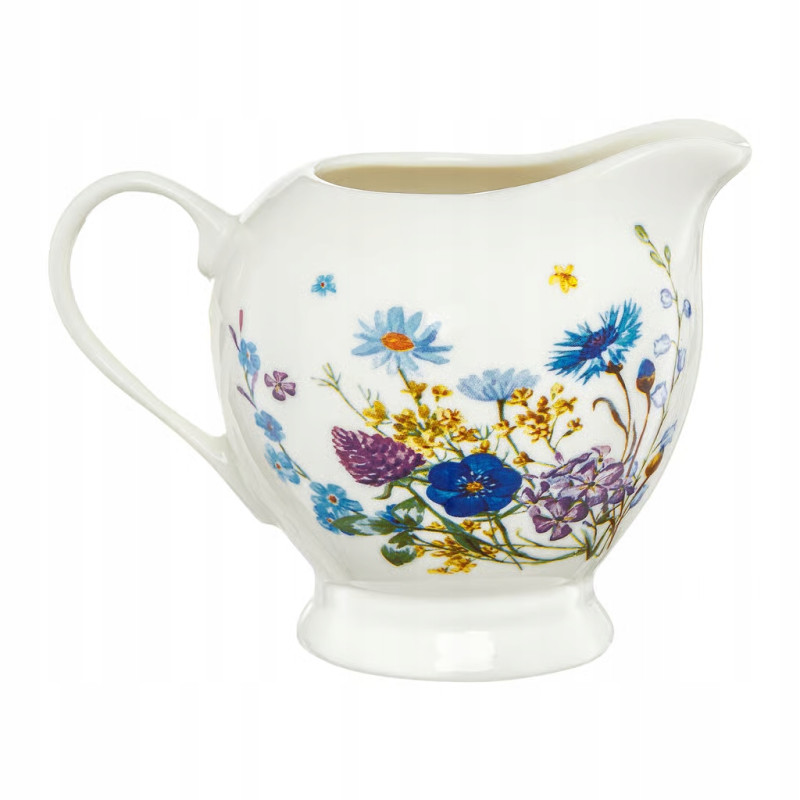 MLECZNIK dzbanek do mleka z uchwytem PORCELANOWY 250 ml Fiori Ambition