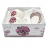 KOMPLET FILIŻANEK 270 ml z PODSTAWKAMI 2+2 4 el. Bella Fiore RÓŻE