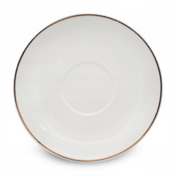 KOMPLET porcelanowych FILIŻANEK 200 ml z PODSTAWKAMI 6+6 12 el. Bella Fiore