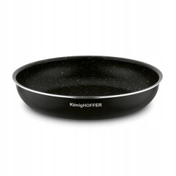 ZESTAW PATELNI Z ODPINANĄ RĄCZKĄ 20/24/28 cm Spinel Black KonigHOFFER