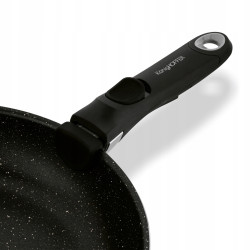 ZESTAW PATELNI Z ODPINANĄ RĄCZKĄ 20/24/28 cm Spinel Black KonigHOFFER