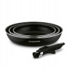 ZESTAW PATELNI Z ODPINANĄ RĄCZKĄ 20/24/28 cm Spinel Black KonigHOFFER