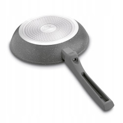PATELNIA MARMUROWA 24 cm non-stick INDUKCJA Greys Marble KonigHOFFER szara