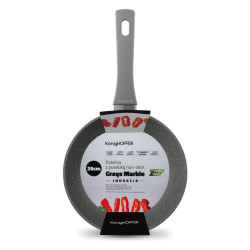 PATELNIA MARMUROWA 20 cm non-stick INDUKCJA Greys Marble KonigHOFFER szara