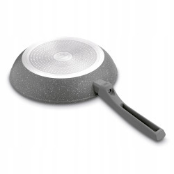 PATELNIA MARMUROWA 26 cm non-stick INDUKCJA Greys Marble KonigHOFFER szara