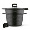 GARNEK do gotowania NA PARZE parowar 6,3 L INDUKCJA Brick Marble Starke Pro