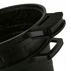 GARNEK do gotowania NA PARZE parowar 6,3 L INDUKCJA Brick Marble Starke Pro