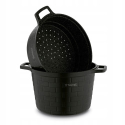 GARNEK do gotowania NA PARZE parowar 6,3 L INDUKCJA Brick Marble Starke Pro