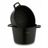 GARNEK do gotowania NA PARZE parowar 6,3 L INDUKCJA Brick Marble Starke Pro