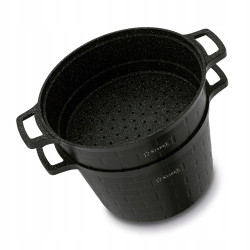 GARNEK do gotowania NA PARZE parowar 6,3 L INDUKCJA Brick Marble Starke Pro