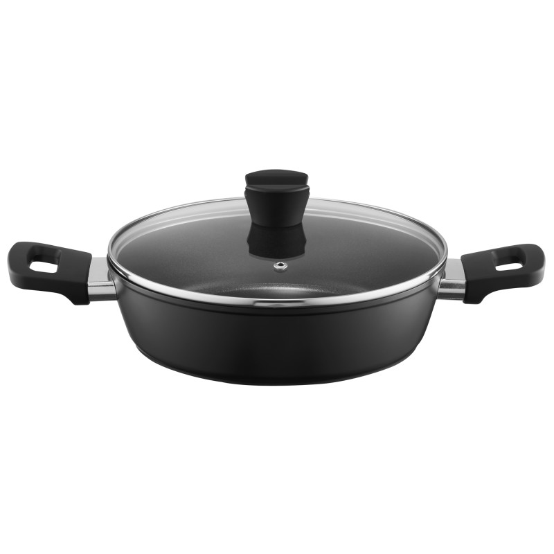 PATELNIA głęboka Z DWOMA UCHWYTAMI POKRYWĄ 32 cm INDUKCJA Alto Ambition