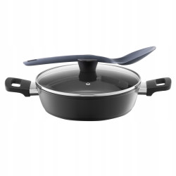 PATELNIA głęboka Z DWOMA UCHWYTAMI POKRYWĄ 32 cm INDUKCJA Alto Ambition