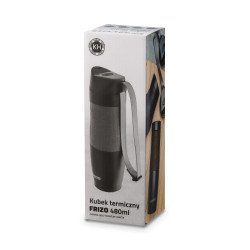 KUBEK TERMICZNY termos próżniowy 480 ml Frizo Konighoffer GRANATOWY