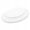 Szklany PÓŁMISEK owalny talerz do serwowania 30 cm Opal Wave BIAŁY